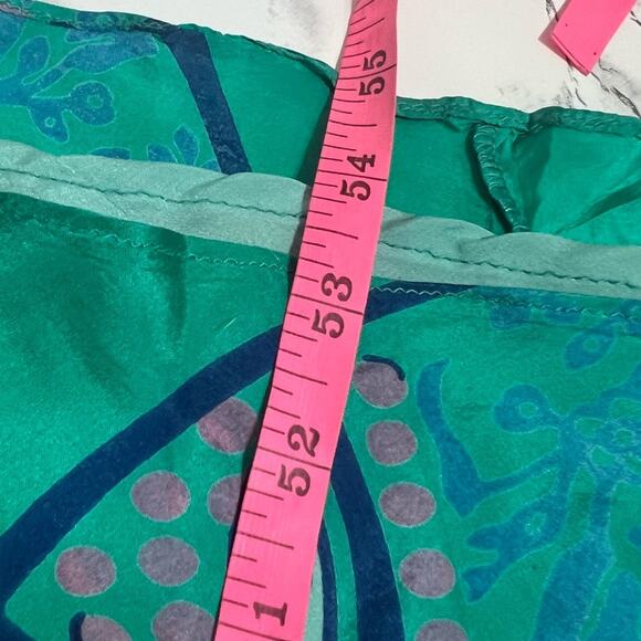 Anupamaa Anthropologie summer school fish print silk dress Sz 0 - Picture 4 of 7